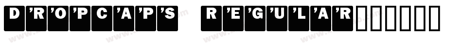 DropCaps Regular字体转换